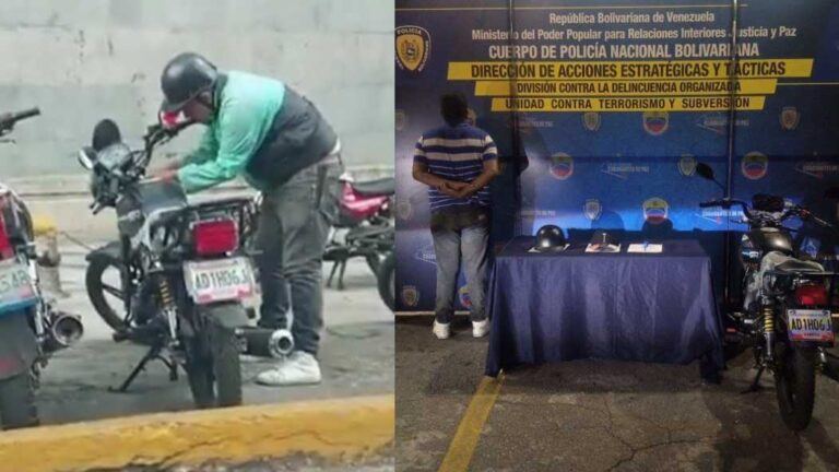EN VIDEO | Capturan al hombre que se viralizó por robar una moto en Parque Cristal